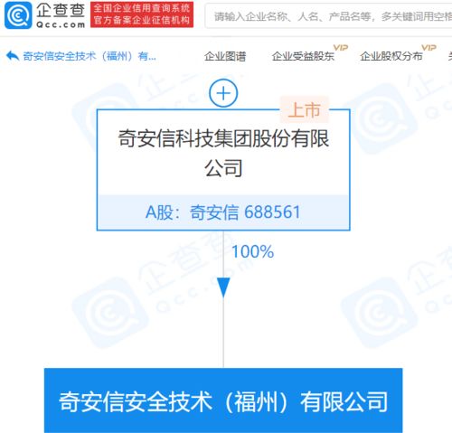 奇安信成立安全技术新公司,持股100