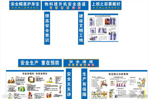 工地安全生产标语设计图